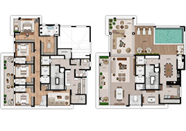 Planta 184m²